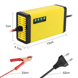 Car Battery Charger and Maintainer, 2A 12V Automotive Battery Charger, UK Plug for Motorcycle, ATV, lawn mower, snowmobile